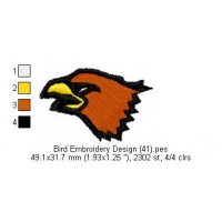 Bird Embroidery Design 41